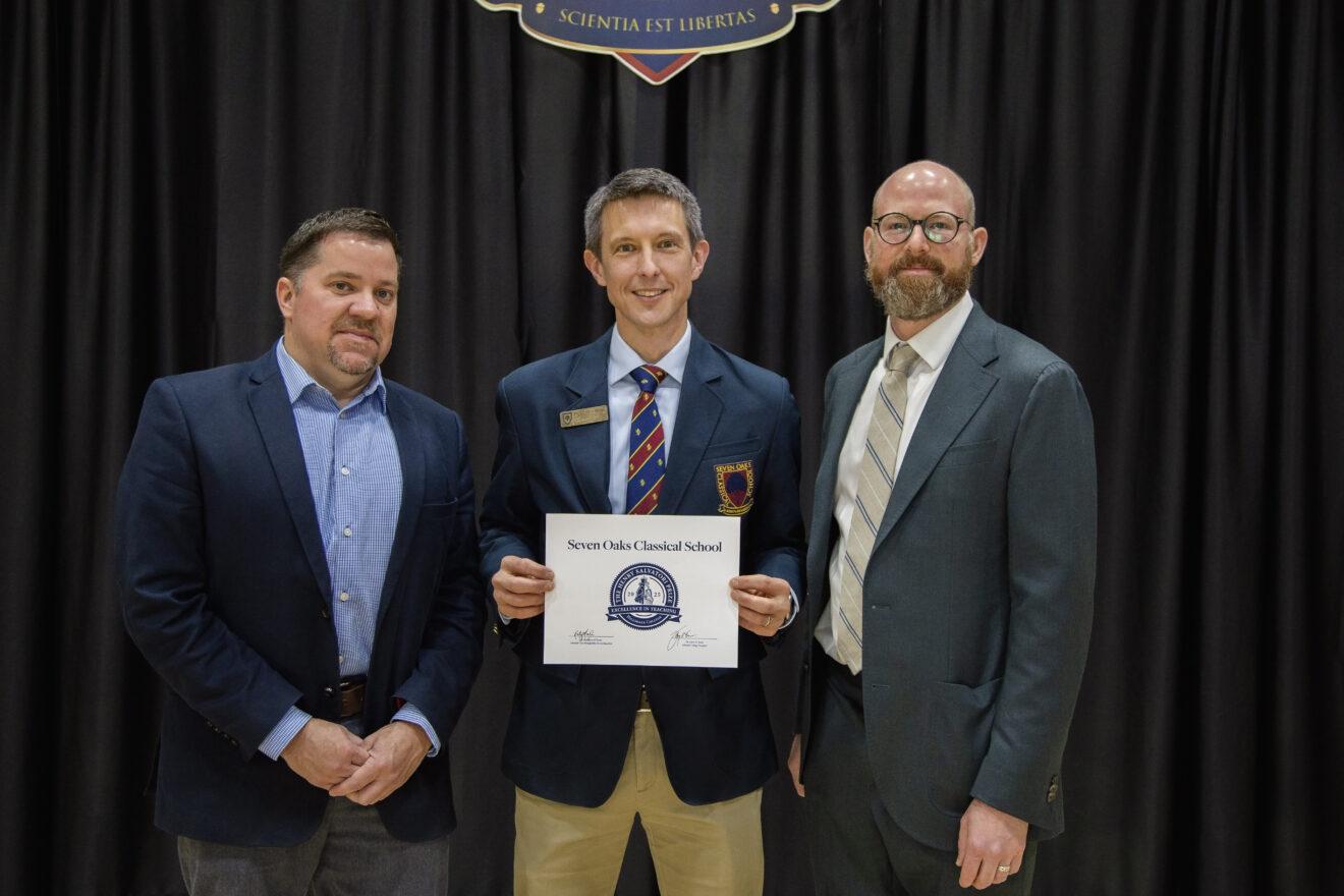 Seven Oaks Classical School Wins Prestigious Salvatori Prize for Excellence in Education—Again