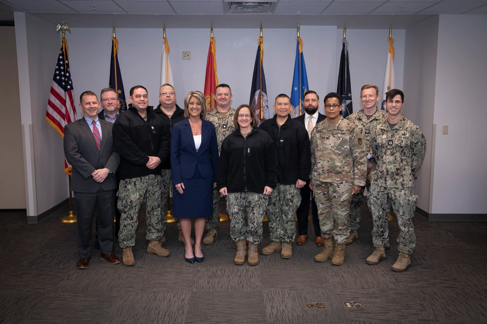 Chief of Naval Operations Visits NSWC Crane during Roll out of Project 33